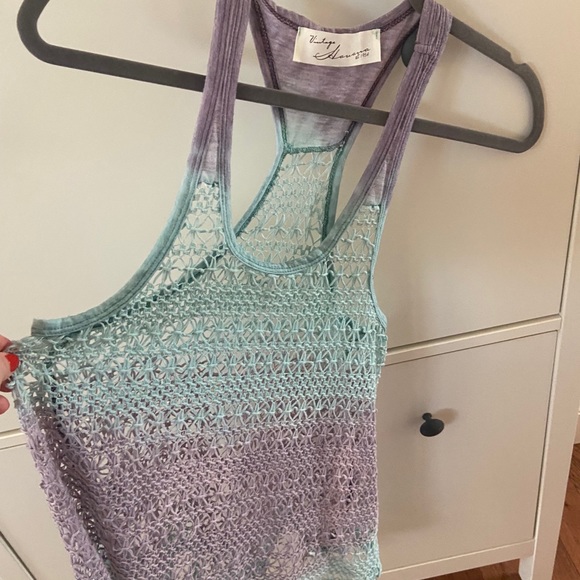 Little Havana crocheted racer back tank - Picture 1 of 4